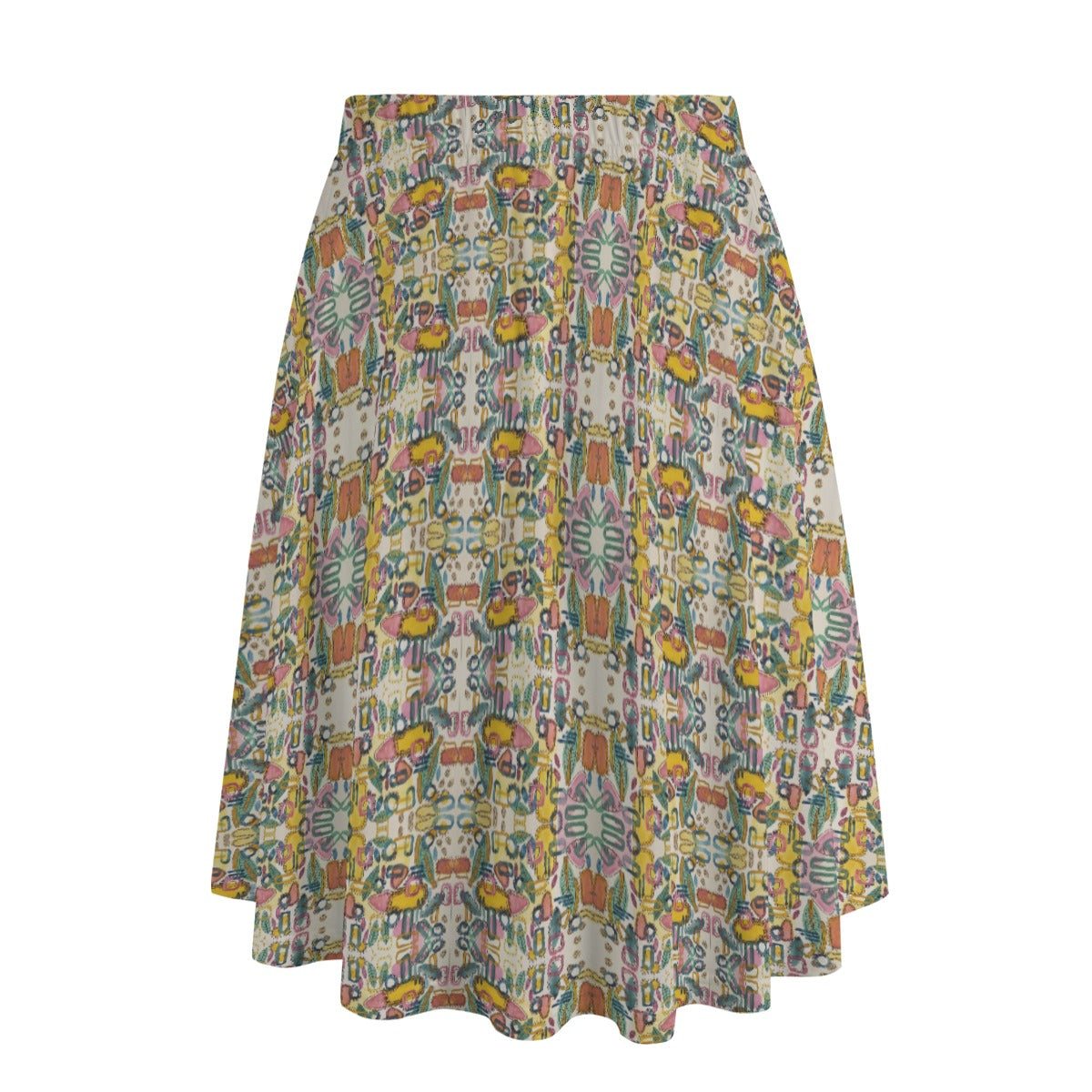 Botanicals 1 - Long Maxi Skirt With Pockets