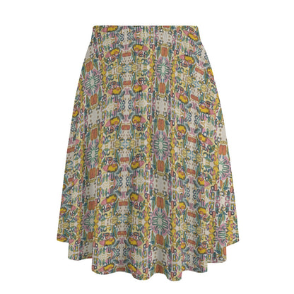 Botanicals 1 - Long Maxi Skirt With Pockets