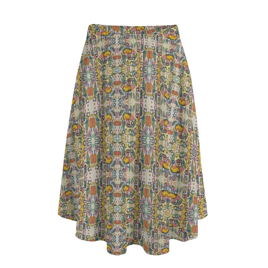 Botanicals 1 - Long Maxi Skirt With Pockets