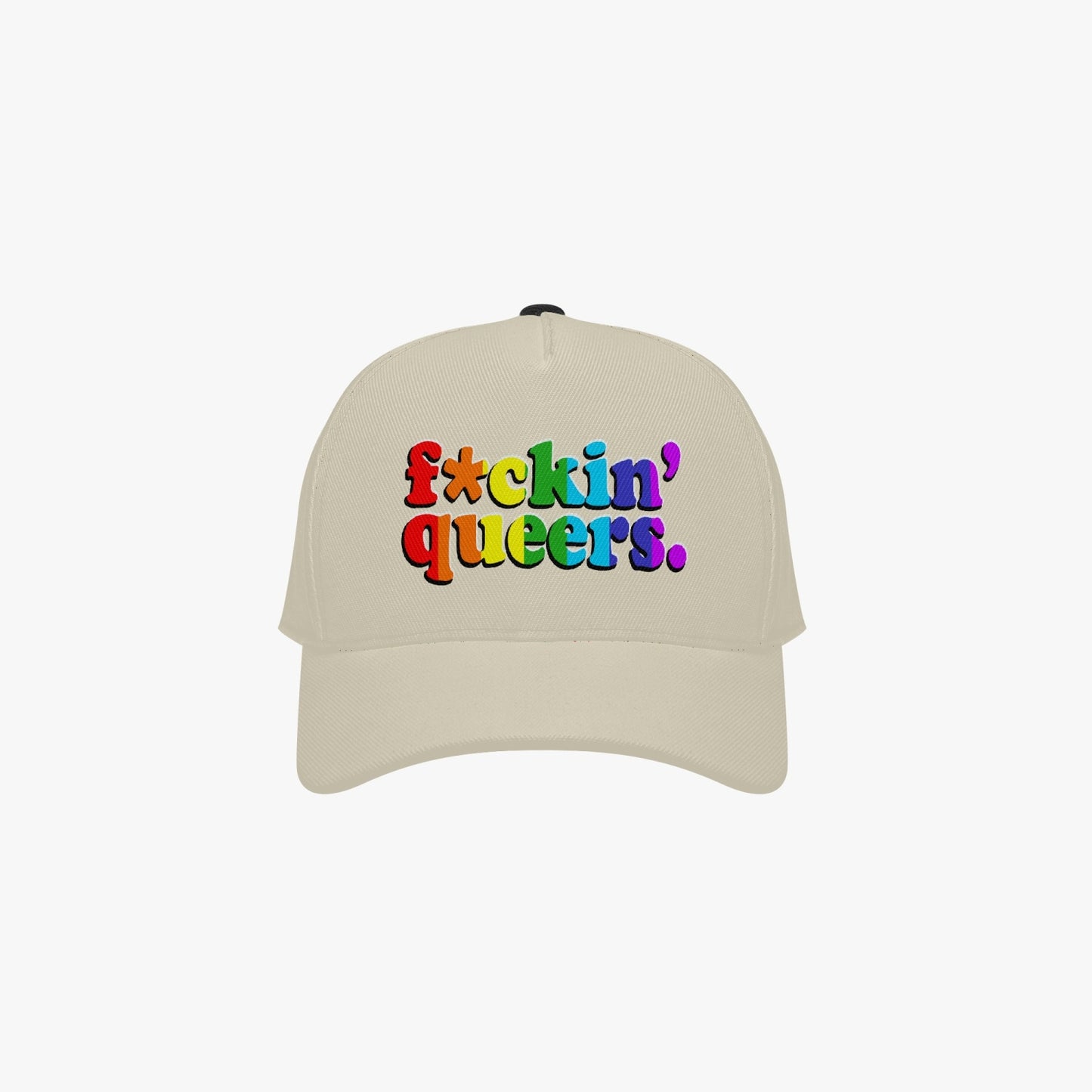 F*ckin' Queers Ivory Baseball Caps