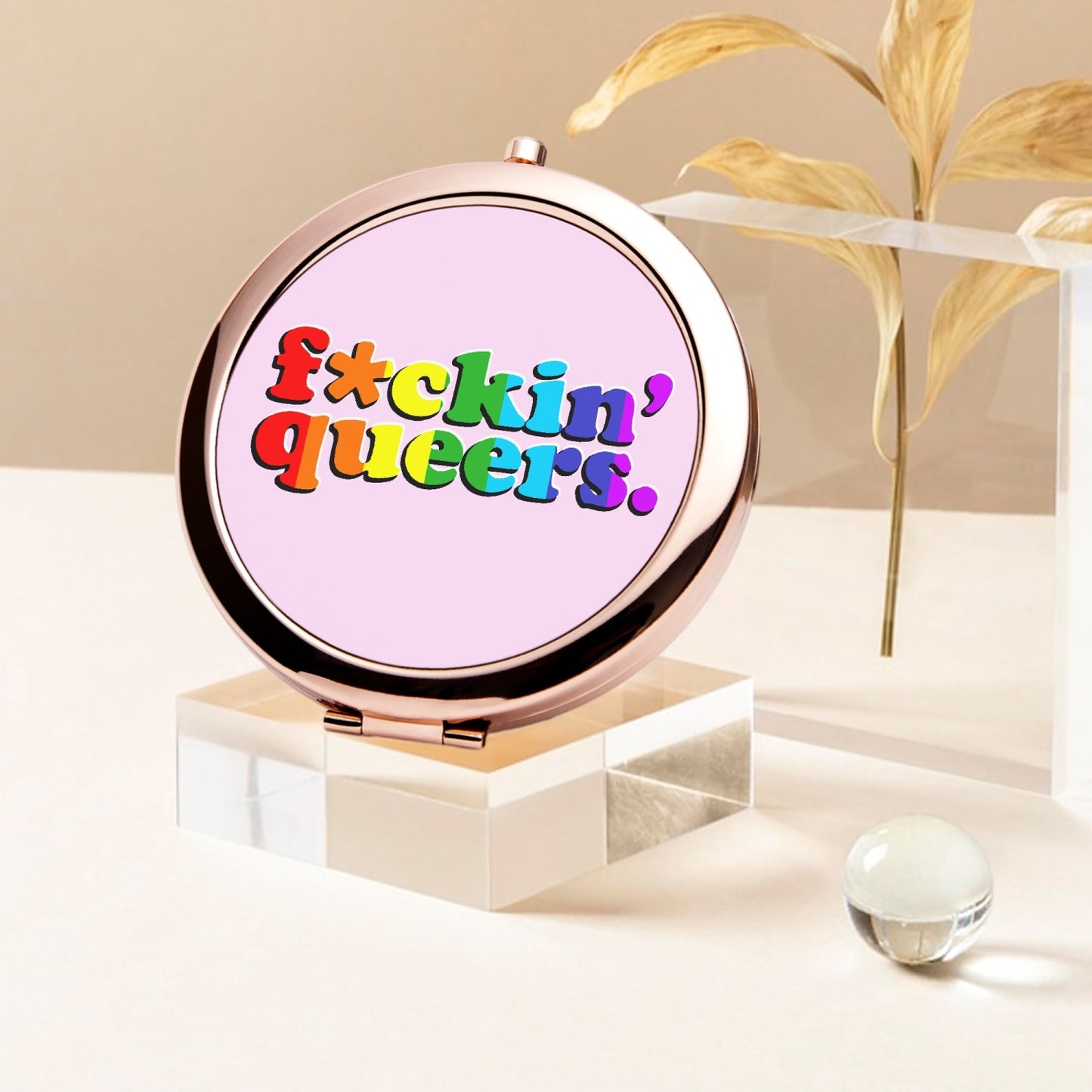 F*ckin Queers Compact Mirror